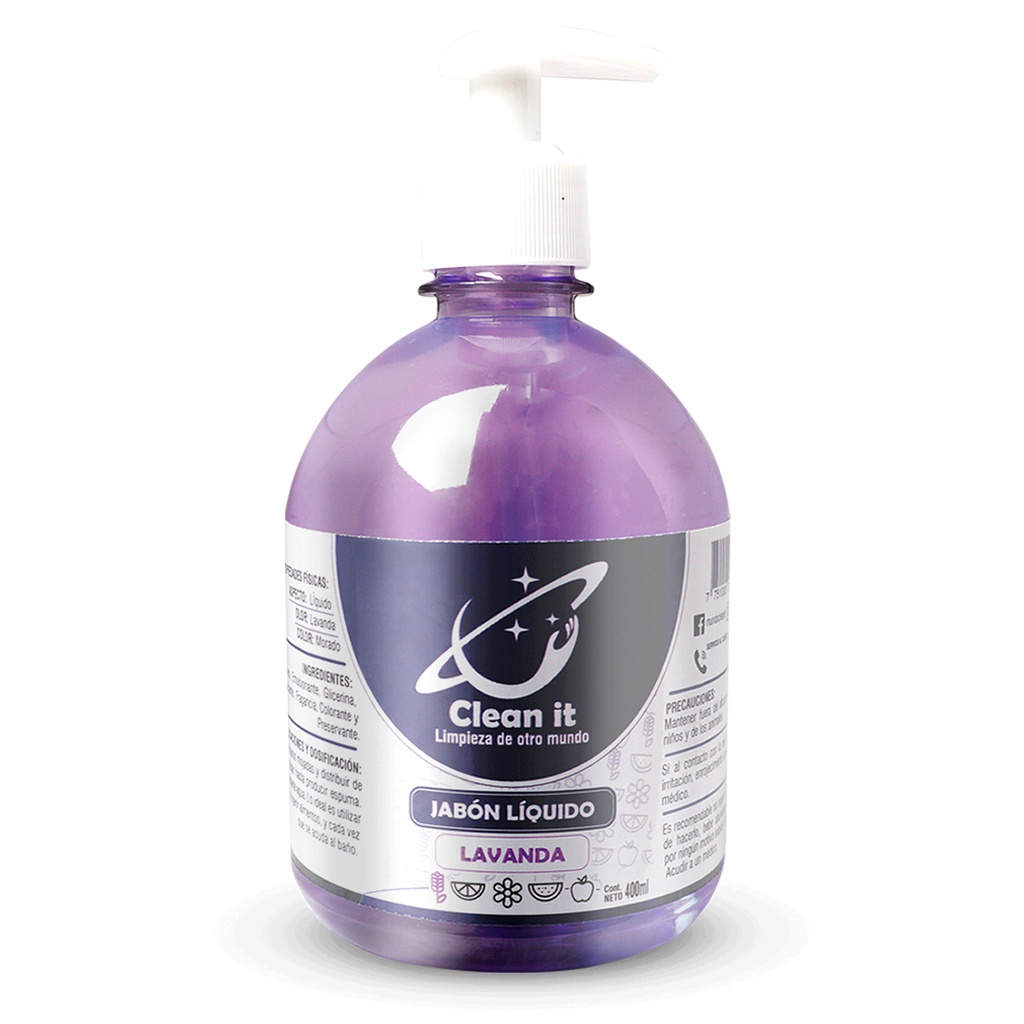 Jabon Liquido Antibacterial - Lavanda - Aval - 500ml